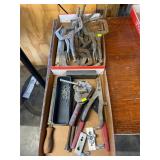 Locking C clamps, files, flaring tools