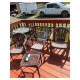 Patio chairs and tables