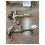 Load binder, winch, chain