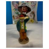 Emmett Kelly Jr red & orange hat figurine