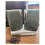 VHS recorder and speaker