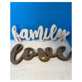 Family & Love plaques