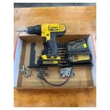 Dewalt cordless drill, battery, charger