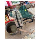 Hunting stool & pan