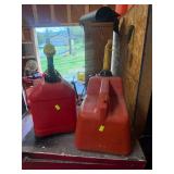 2 gas containers