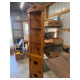 Corner Shelf 110" x 15 1/2" x 75"