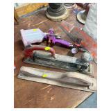 Body sander, paint gun