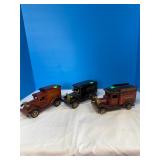 Wooden Coca Cola replica cars