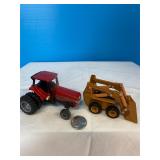 Ertyl Case loader & International tractor