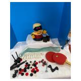 Table game pieces & robot