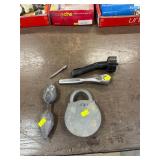 Virginia Metal Crafters tray, Craftsman ratchet