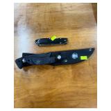 Knife & sheath, pocket knife