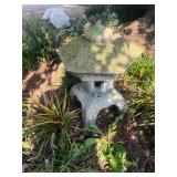 Concrete Japanese Lantern