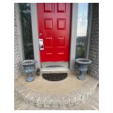 (2) Concrete Planters (approx 23' tall)
