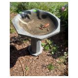 Concrete Birdbath