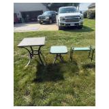 (3) Patio tables