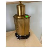 Brass Tone Lamps (Pair)
