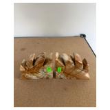 Alabaster Bookends