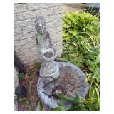 Concrete Waterfall, Damage on back, untested