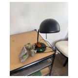 (2) Concrete Birds/Limestone/ Desk Lamp