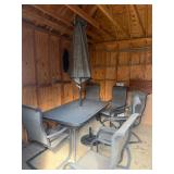 Patio Table Set (6) Chairs