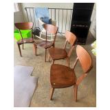 (4) Solid Maple Chairs (from House of Oak)