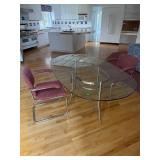 Glass Top Dinig Room Table 42' X 72'