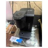 Coffee Maker, Cups, Cabinet