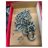 6' Chain 2 Hooks