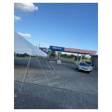 20 X 20 Canopy with a Tear on the Valence