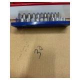 Craftsman 1/4' Shallow and Deep Sockets/Holder