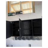 US General Locking 3 Door Wall Cabinet