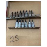 3/8' Drive Sockets-Craftsman & others (star & hex)