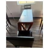 48' X 48' Dropleaf Table 36' High, 2 Chairs