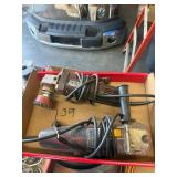 2 Chicago Electric Grinders with cord fraying