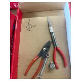 Snap On Adapter from 1/2 - 3/4, Pliers, Box Wrench