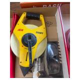 Ace Measuring Tape (200'), Safety Glasses