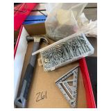 Pittsburg Claw Hammer, Nut, Bolt, Screw Lot