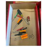 Screwdrivers & 'O' Ring Picks