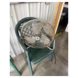 Chair & 2' Fan