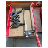 Squeeze Clamps (3), 12' Bar Clamp