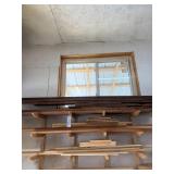 Walnut Lumber on top left shelf only