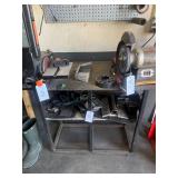 Metal Top Worktable 40' x 23' x 33.5'