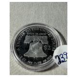 2020 1/2 oz. .999 silver Cook Islands $2 coin
