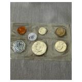 1964 5-coin 90% Silver Set