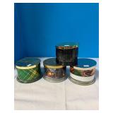 (4) Candles - Homeworx-Slatkin (one unused)