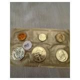 1961 5-coin 90% Silver Set