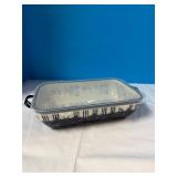2.5qt Casserole w/lid 'Temptations' Floral Lace