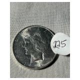 1922 Peace Dollar. XF