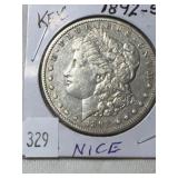 1892-S Morgan Dollar (Key Date--nice!)